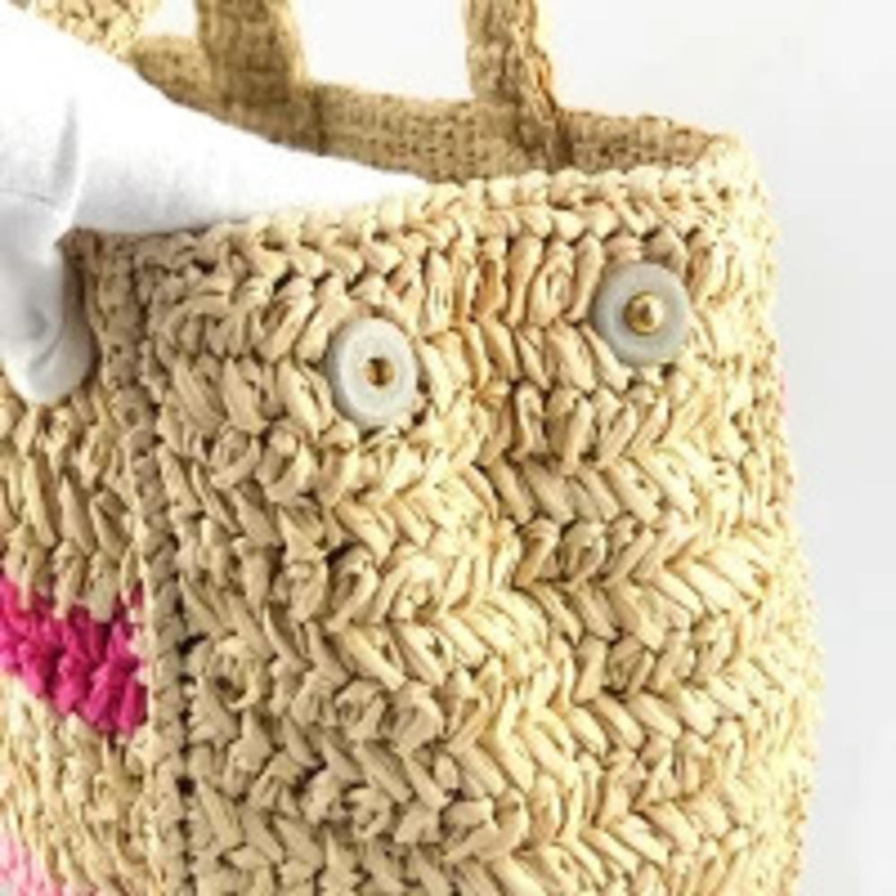 Prada Canapa Bag Tote Raffia - Picture 7 of 9